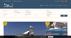 Desktop Screenshot of blu-yachting.com